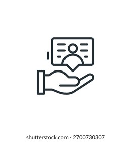 Customer Chat Icon Outline Style