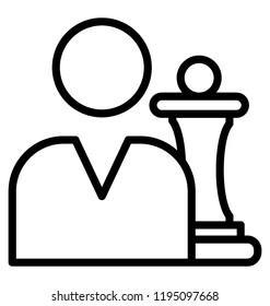Customer with the chess piece is showing customer strategy 