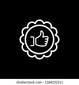 Customer Choice Line Icon. Client Satisfaction symbol. Customer Relationship Management. Isolated UI element.