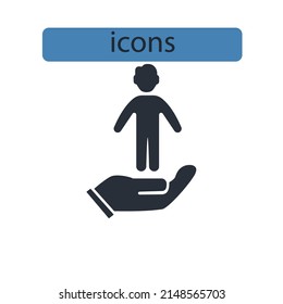 customer commitment icons  symbol vector elements for infographic web