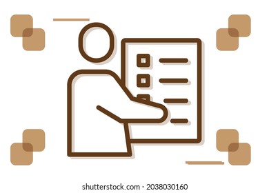 Customer Criteria icon symbol sign from modern data analytics for mobile concept and web apps design. Business and statistics related vector line icons. 