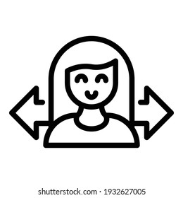 Customer demand icon. Outline customer demand vector icon for web design isolated on white background