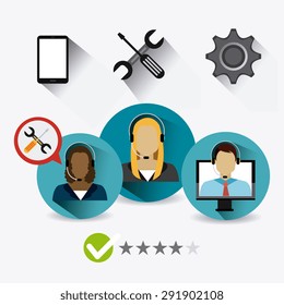 Customer digital design, vector illustration eps 10.