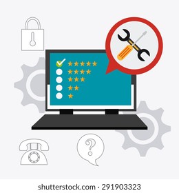 Customer digital design, vector illustration eps 10.