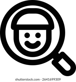 Customer Discovery, Customer Research, Customer Analysis Outline Icon