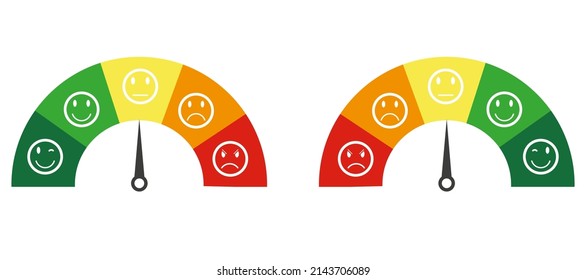 Customer emotion icon. Vector illustration on a white background. eps10