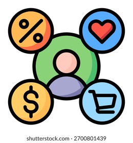 Elemento De Ícone De Compromisso Com O Cliente Para Projeto