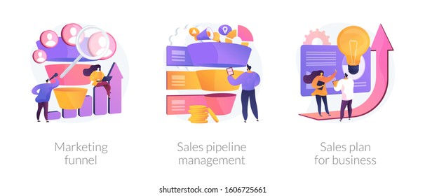 Customer Engagement Sales Conversions Traffic Increase Stock Vector ...