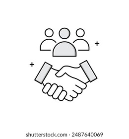 Customer Engagement Vector Icon Design