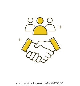 Customer Engagement Vector Icon Design