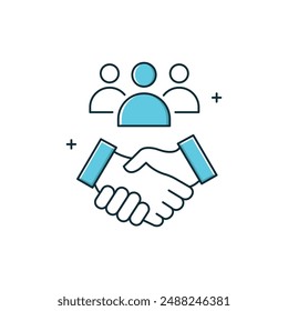 Customer Engagement Vector Icon Design