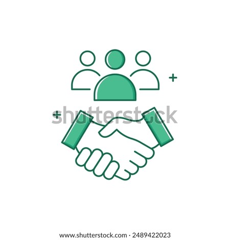 Customer Engagement Vector Icon Design