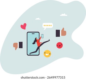 Customer experience, CX or UX user experience, feedback or comment, opinion on product and service,business concept.people concept.