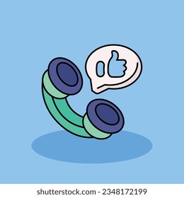 Ilustración de icono de caricatura vectorial libre de experiencia del cliente. concepto de icono de experiencia de cliente aislado. estilo de dibujos animados planos