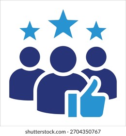 Elemento de icono de experiencia Cliente para diseño