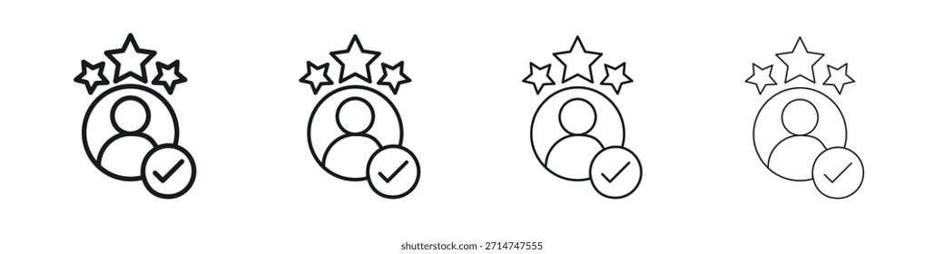 Customer experience icon Eps10. icons graphic design