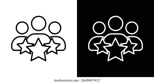 Customer experience icon Graphic vector set for ui design