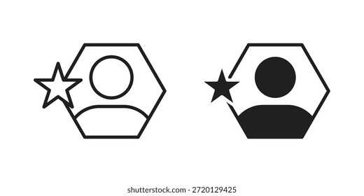 Ilustración del icono de la experiencia del Cliente, Vector delgado de la línea, signo del Diseño web,