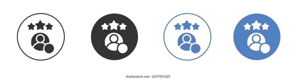 Customer experience icon logo graphic designs