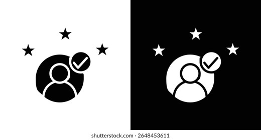 Customer experience icon symbol collection. Flat vector stock illustration.