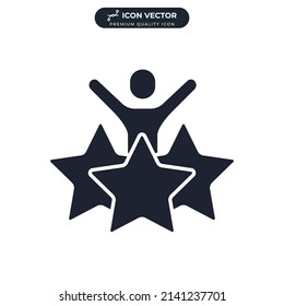 customer experience icon symbol template for graphic and web design collection logo vector illustration