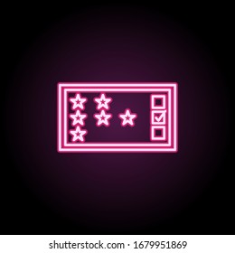 icono de línea de experiencia del cliente sobre fondo blanco