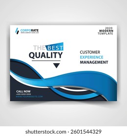 Customer Experience Management Modern Flyer Template