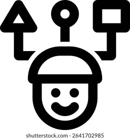 Customer Experience, User Experience, Customer Needs Outline Icon