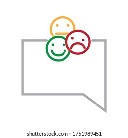 customer feedback, advertisement web page, banner for application, flat modern vector