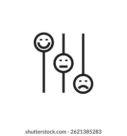 customer feedback icon editable outline stroke vector eps