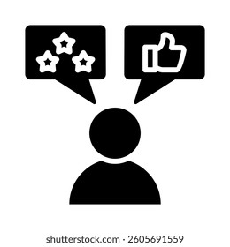 Customer Feedback Icon Element for Design