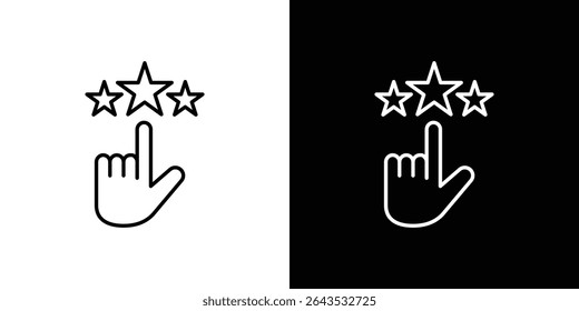 Icono de Comentarios Cliente. Icono de Vector Diseño gráfico. Iconos de Ui Ux