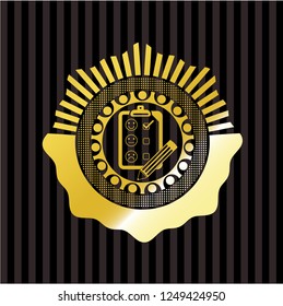 customer feedback icon inside shiny badge