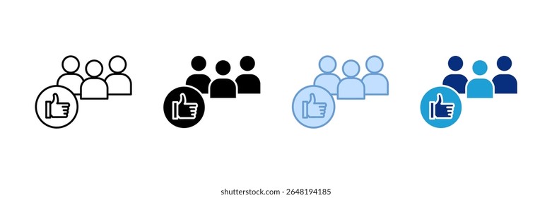 Customer Feedback Icon Set Multiple Style Collection