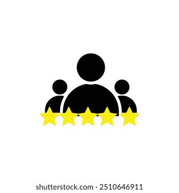 ícone de comentários do cliente com o star eps 10.