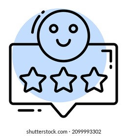 Customer feedback icon, Survey and Feedback, modern vector illustration 