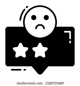 Icono de comentarios del cliente, Encuesta y comentarios, ilustración vectorial moderna 