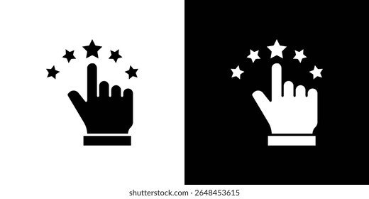 Customer feedback icon symbol collection. Flat vector stock illustration.