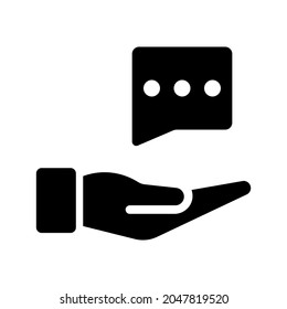 Customer feedback icon (vector illustration)