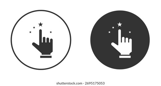 Customer feedback icons collection. Filled flat icons