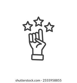 Customer feedback isolated icon. vector illustration.