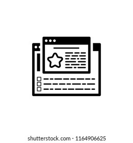 Customer Feedback Line Icon. Client Satisfaction symbol. Customer Relationship Management. Isolated UI element.
