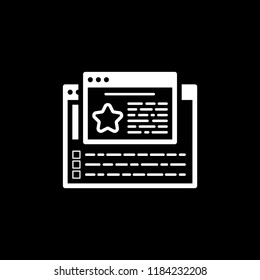 Customer Feedback Line Icon. Client Satisfaction symbol. Customer Relationship Management. Isolated UI element.