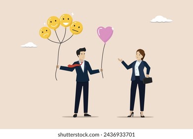 Comentarios de clientes, opiniones o satisfacción del servicio, experiencia del usuario, clasificación o concepto de valoración de calidad, globos de comentarios de clientes que dan corazón