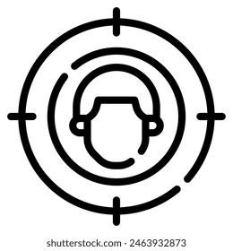 Customer Focus icon can be used for web, app, infographic, etc