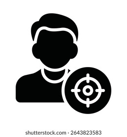 Customer focus Vector Icon which can easily modify or edit

