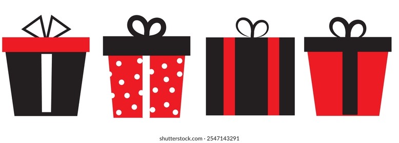 Icono aislado del regalo del Cliente, símbolo del Vector de la caja de regalo del cliente con el movimiento editable