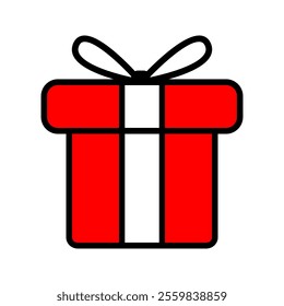 Customer gift isolated icon, on white background