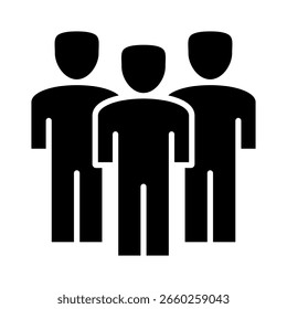 Ilustración vectorial de icono de glifo Cliente