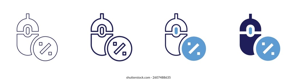 Customer retention​ icon in 4 different styles. Thin Line, Line, Bold Line, Duotone. Duotone style. Editable stroke.